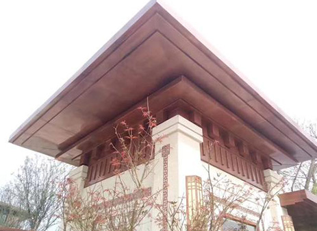 仿古銅拉絲鋁單板